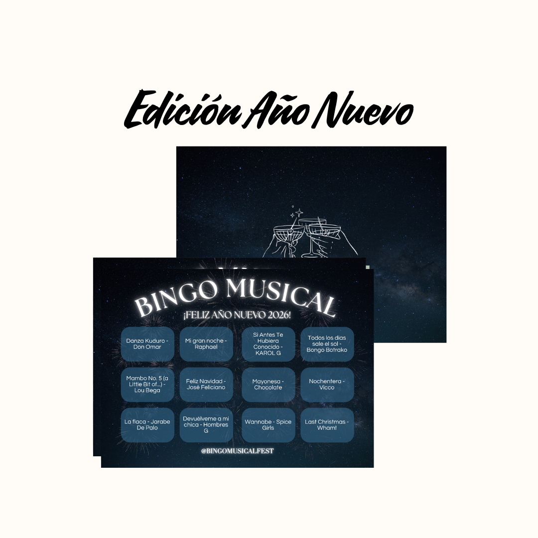Bingo Musical Año Nuevo