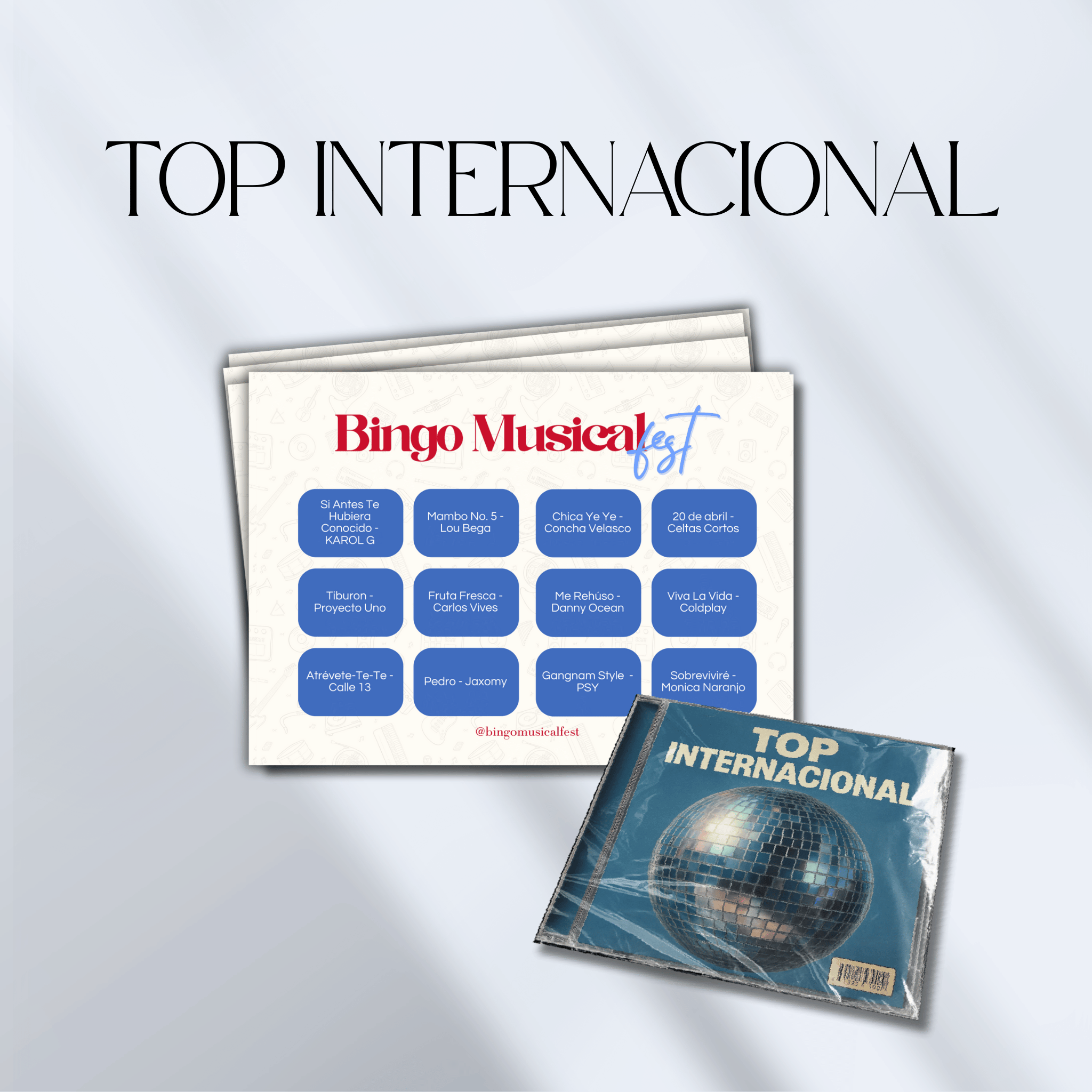 BINGO MUSICAL Top internacional